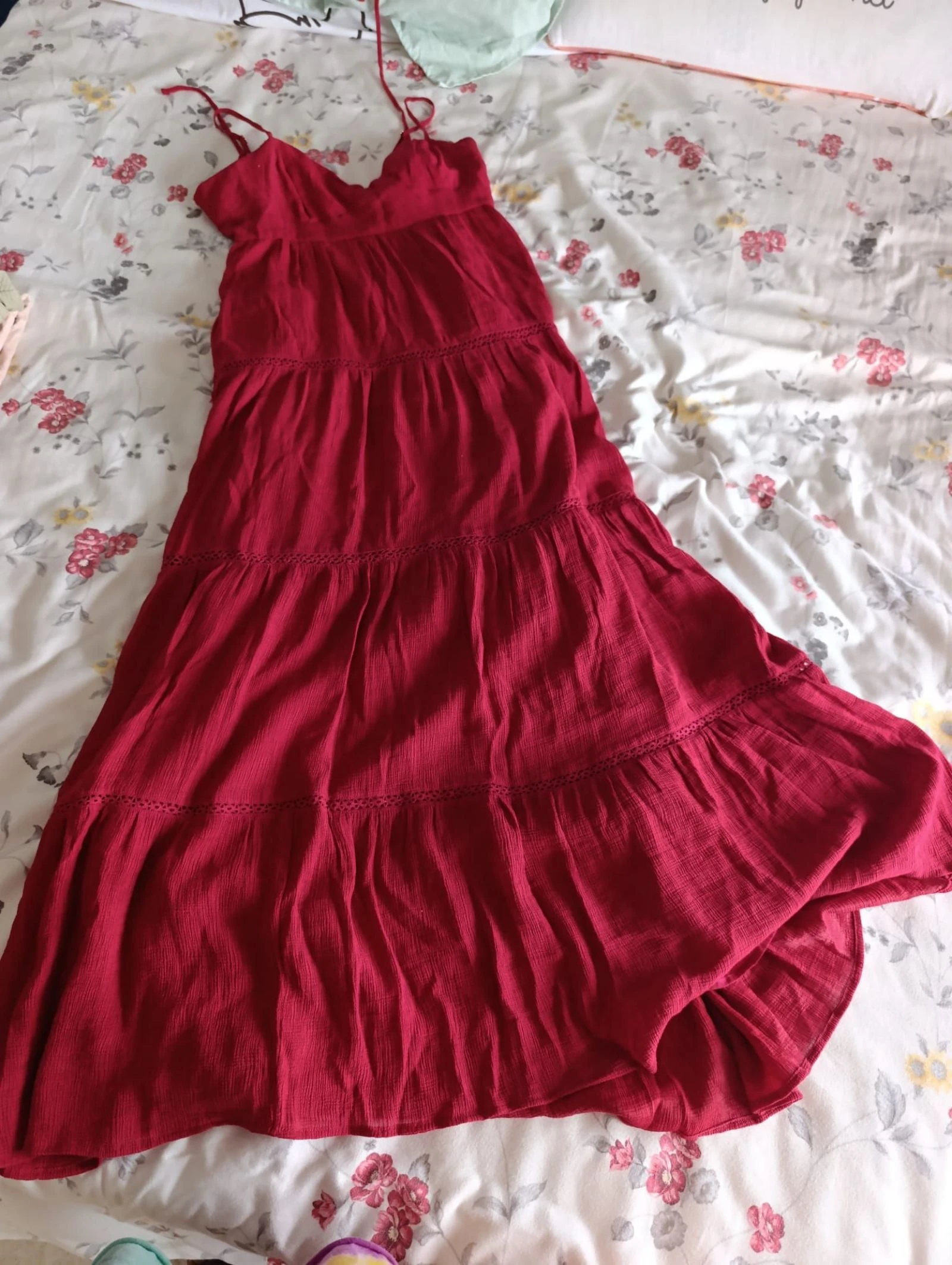 Vestido Zara maxi frambuesa talla XL  – photo 11